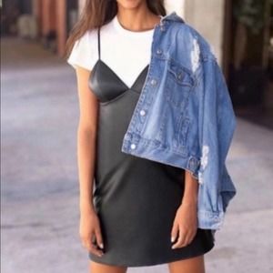 NWT Victoria’s Secret Leather Mini Dress
